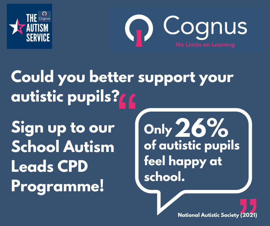 Autism Leads in Schools 2025-26 – Cognus