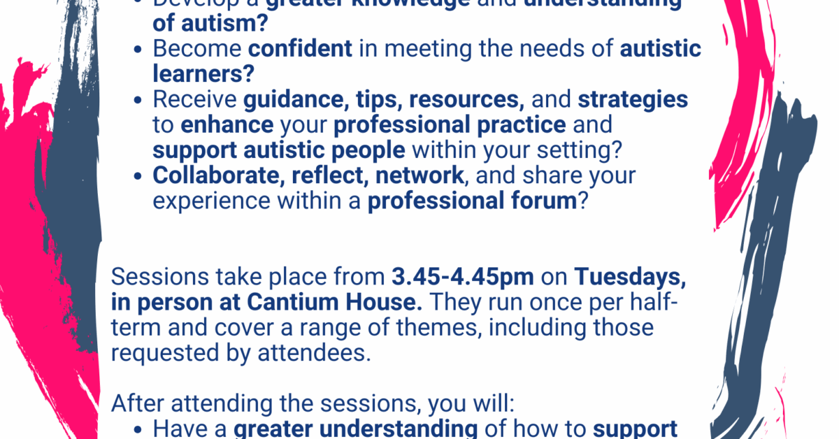 Autism Leads in Schools 2025-26 – Cognus
